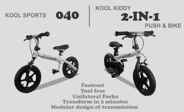 2-in-1 Kids Push&Bike PB040